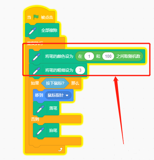 scratch使用鼠标绘制图像方法分享