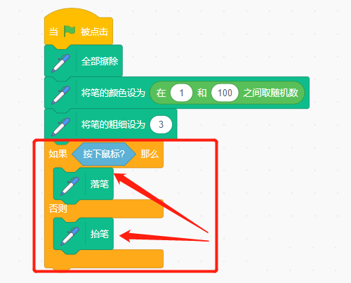 scratch使用鼠标绘制图像方法分享