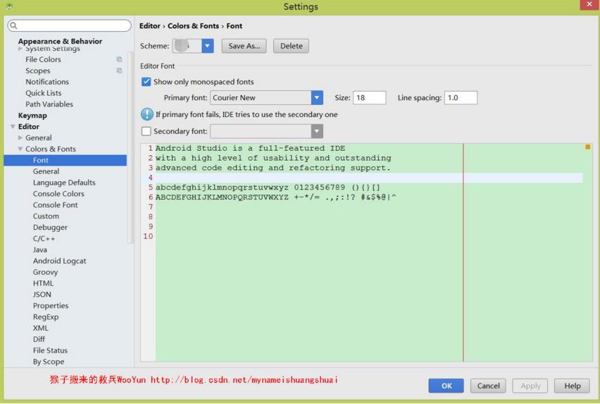 Android Studio新手开发常用设置分享