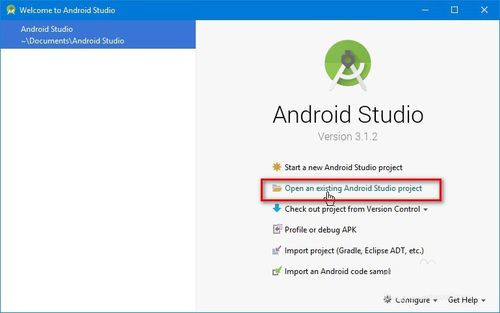 Android Studio导入项目步骤分享