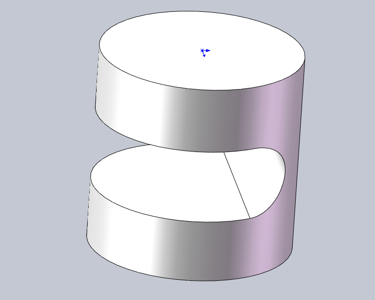 SolidWorks拉伸切除圆柱体教程介绍