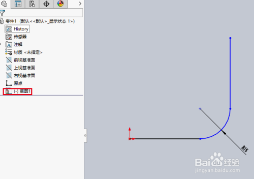 SolidWorks快速制作45度管子方法分享