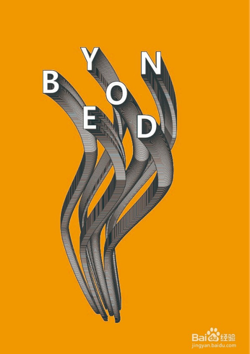 利用AI做出立体扭曲特效文字方法分享