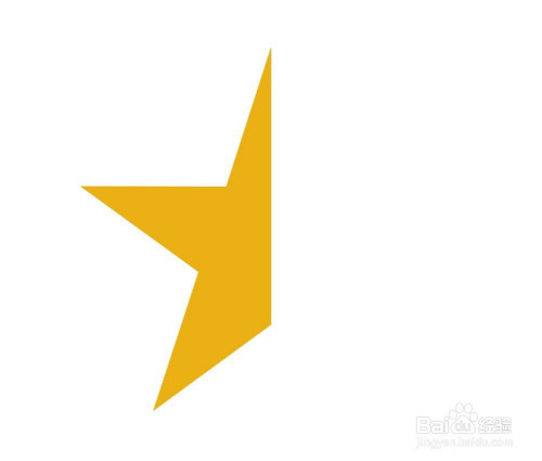 PS制作半颗星图案方法介绍