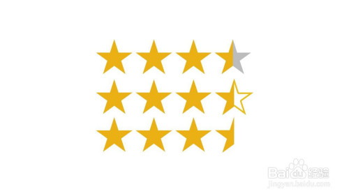 PS制作半颗星图案方法介绍