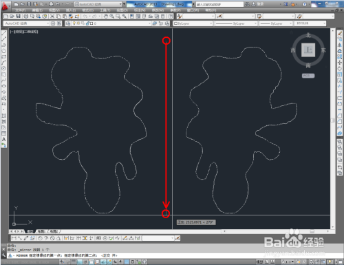 用AutoCAD给图案设置镜像方法介绍
