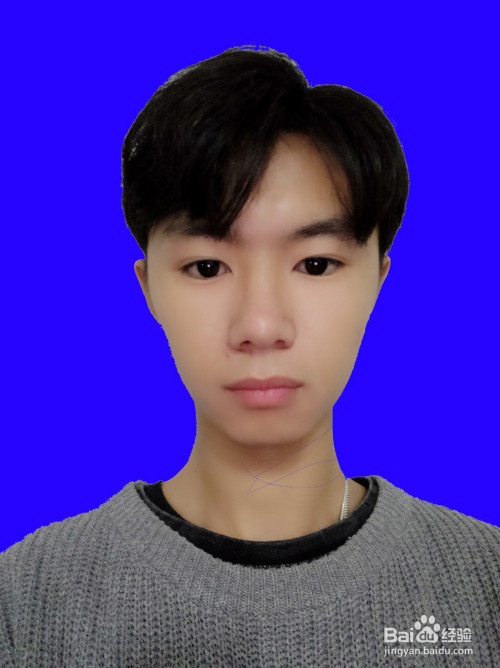 如何使用ps改变证件照背景颜色