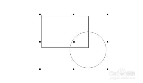 如何使用CDR将两个图形合并