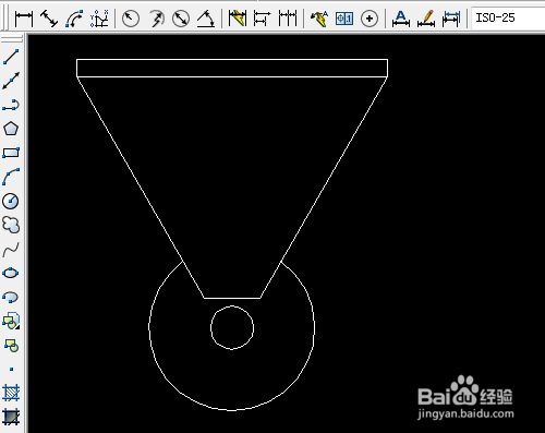 CAD如何制作壁灯图