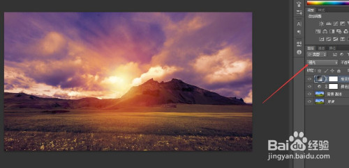 如何使用PS做出白天变夕阳的效果