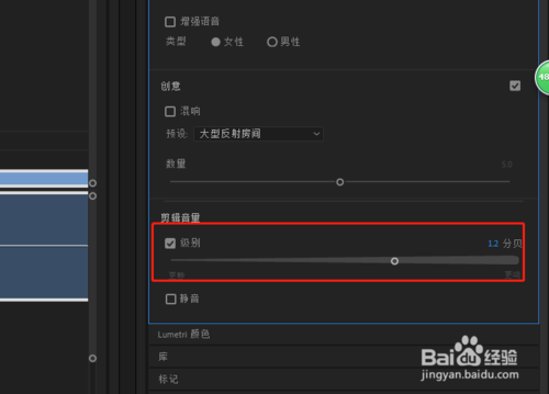 在pr中怎么提高音量