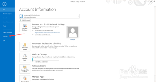 outlook2013英文版如何设置邮件签名？