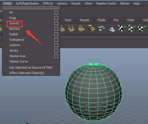 maya如何为球体加上重力场动画效果？为球体加上重力场动画效果流程一览