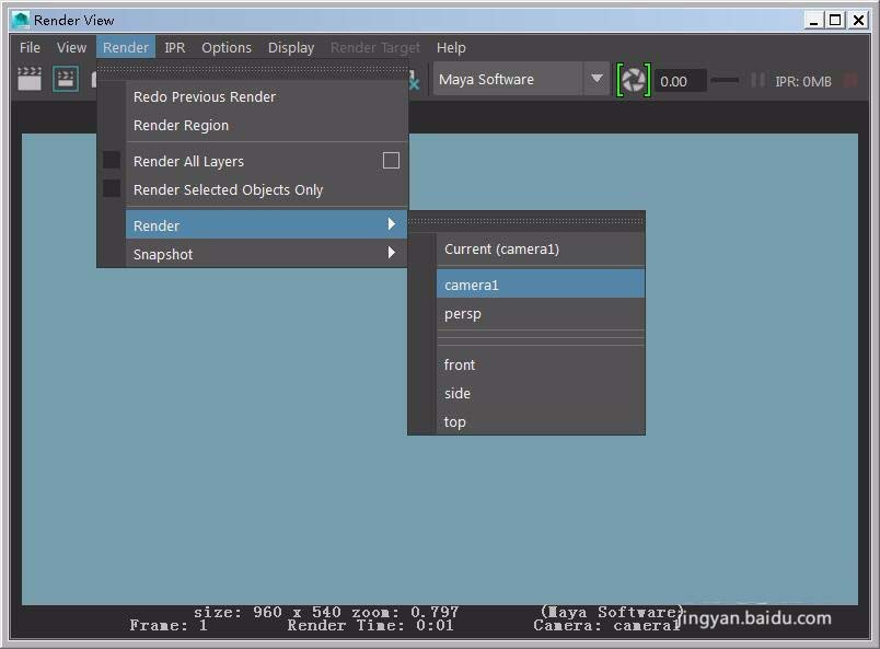 maya如何使用摄像机渲染?摄像机渲染使用方式介绍