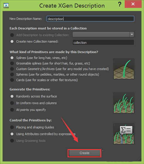 maya如何把模型转为xgen曲线?把模型转为xgen曲线步骤解析