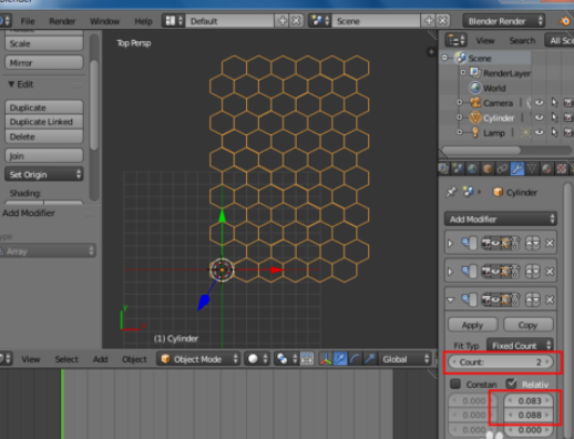 blender怎么制作蜂窝网格？制作蜂窝网格的步骤一览