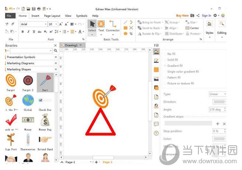 亿图软件怎么绘制市场链表 绘制市场链表的方法说明