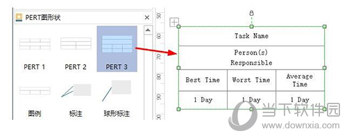 亿图软件怎么制作PERT图 制作PERT图步骤说明