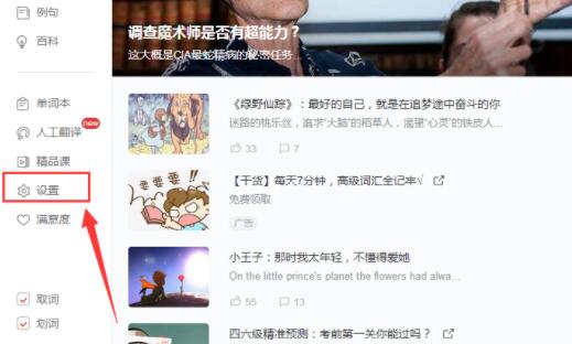 有道词典怎么设置自动发音?有道词典设置自动发音步骤详解