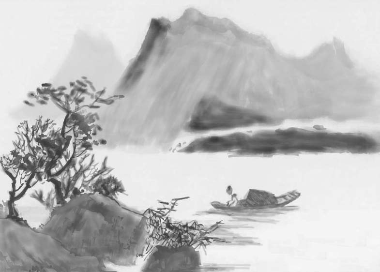 sai绘图软件怎么绘制山水画 绘制山水画操作流程详解