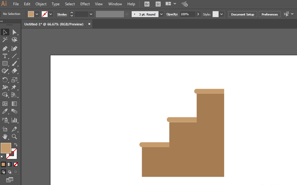 ai怎么制作楼梯图标_ai制作楼梯图标步骤分享