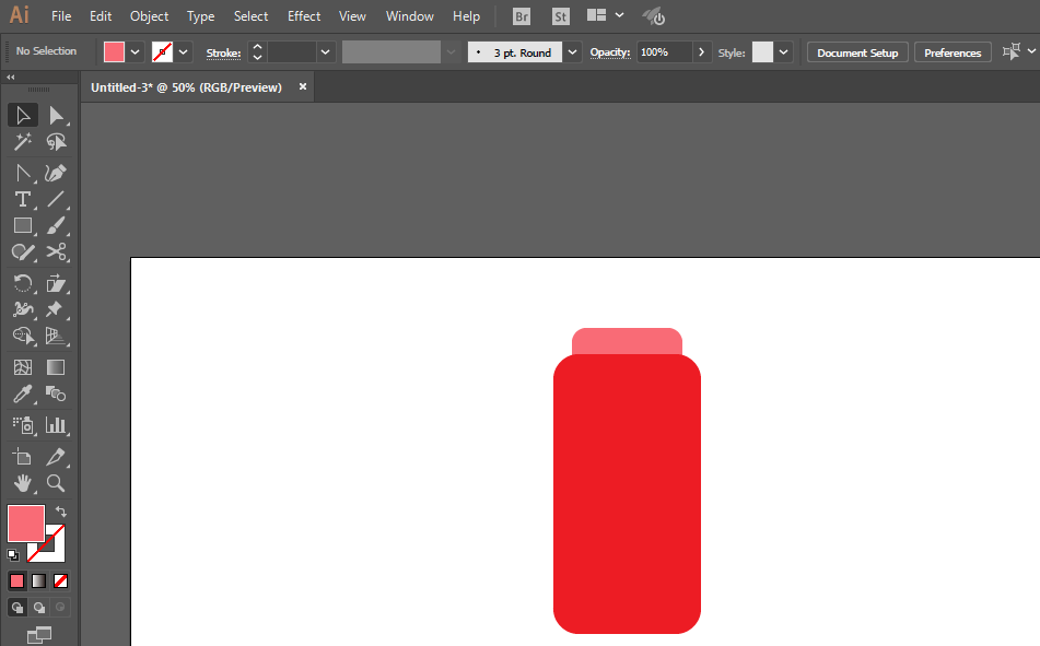 ai怎么制作番茄酱料瓶图标？制作番茄酱料瓶图标的步骤分享