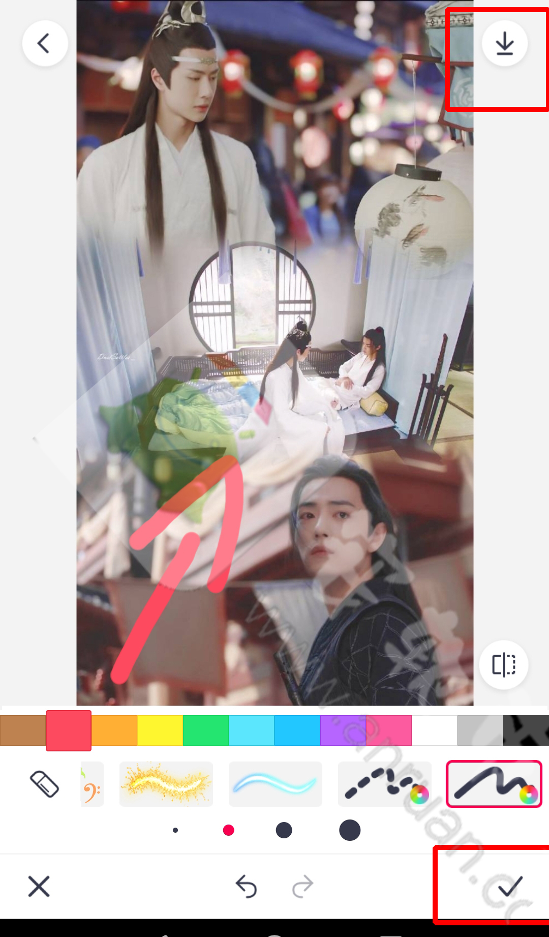 天天p图如何使用剪头_天天p图箭头使用方法介绍