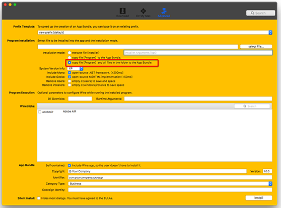 winebottler怎么使用 使用方法说明