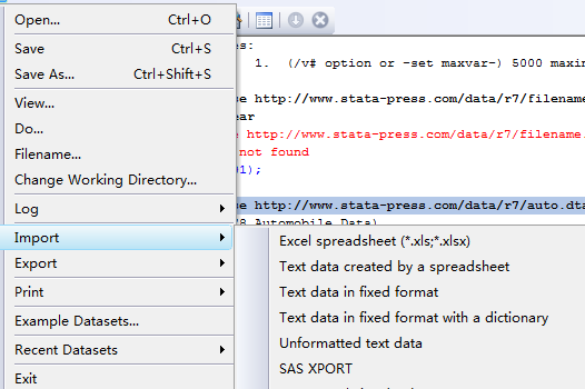 Stata如何导入数据?数据导入方法一览