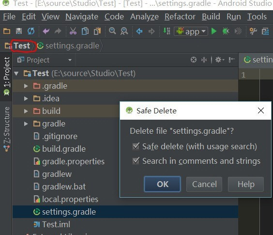 Android Studioryhe1删除项目? 删除模块和项目方法分享