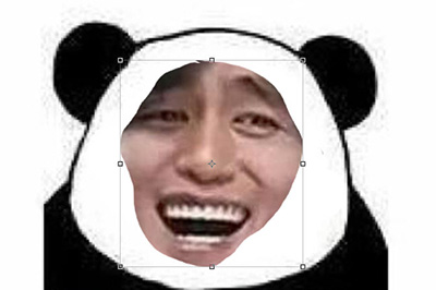 PS如何制作熊猫头表情包 制作方法说明