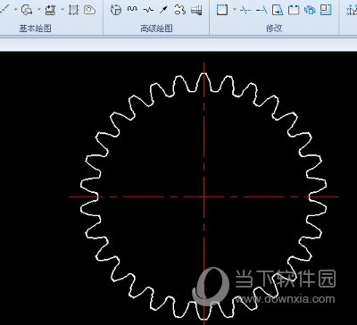CAXA电子图板怎么画齿轮 标准齿轮绘制方法分享