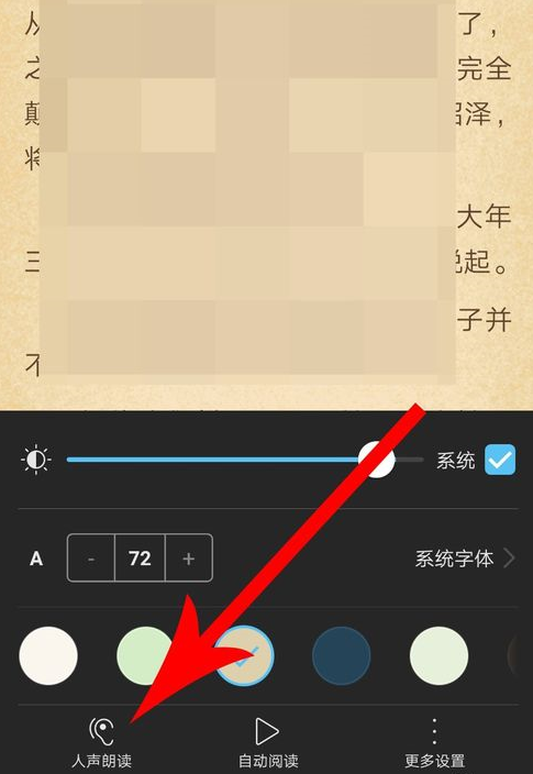 飞读如何进行听书  开启人声朗读步骤