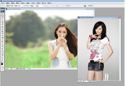 PS将两张图片合成一张具体操作步骤