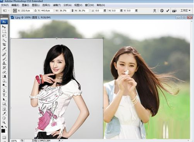 PS将两张图片合成一张具体操作步骤
