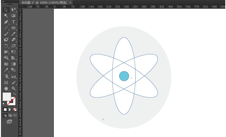 ai制作科学标志logo操作流程
