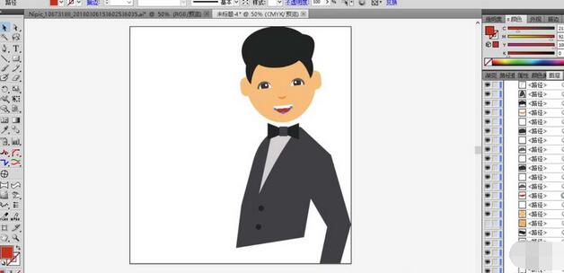 ai打造餐厅服务生形象操作流程