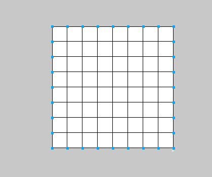 Fireworks绘制五子棋黑白棋盘的方法