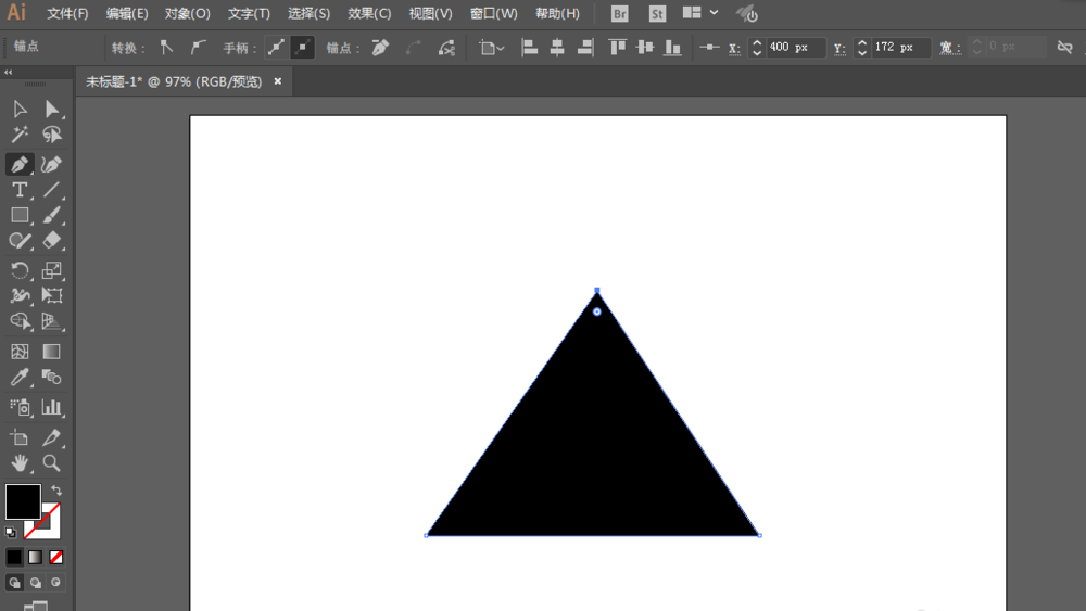 ai制作出山峰LOGO详细操作步骤