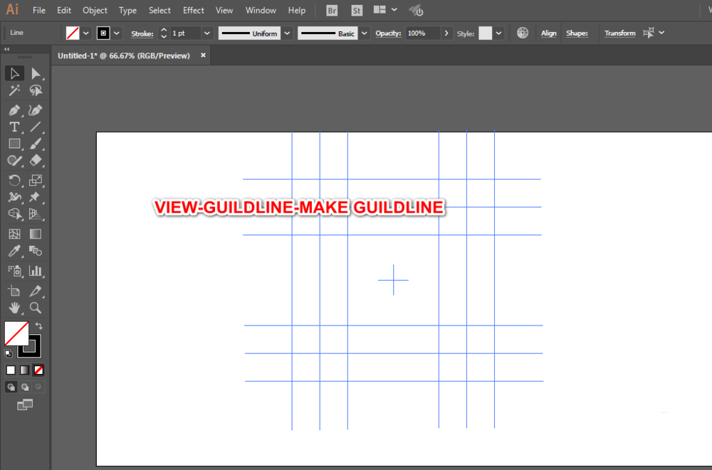 ai制作无线循环正方形操作流程