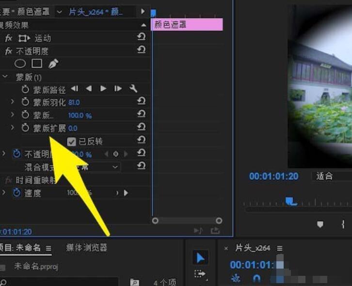 premiere制作眨眼效果操作流程