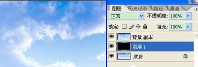 ps中制作蓝天白云具体操作步骤