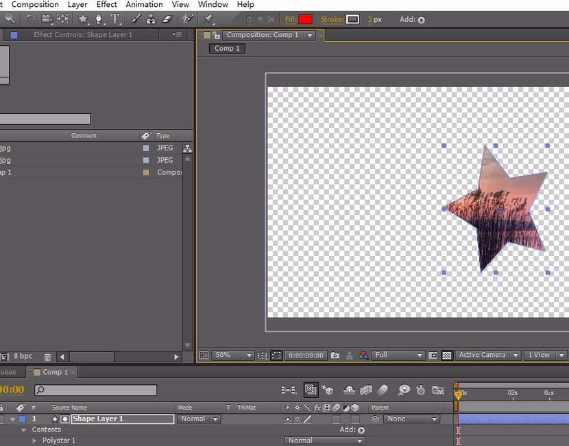 ae制作图形遮罩和文字遮罩具体操作步骤