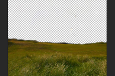 PhotoShop把天空变为蓝天白云的方法