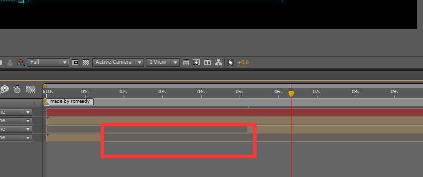 Adobe After Effects设置图层中间断开的方法