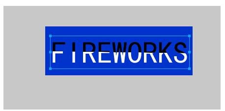 Fireworks制作黑白立体字的操作流程