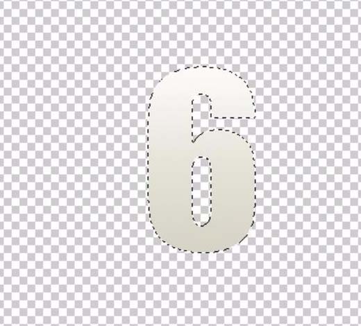 ps制作立体数字按钮的操作方法