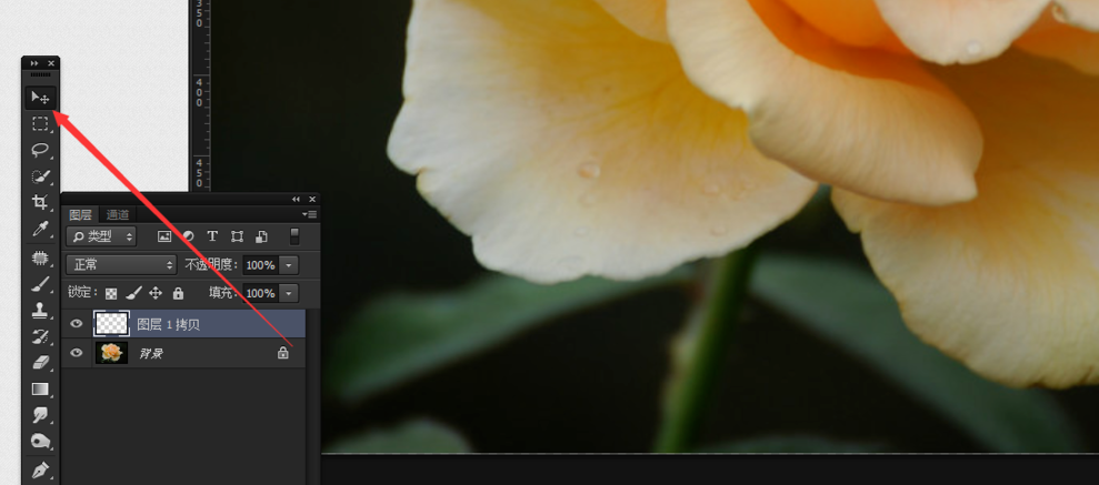 Photoshop使用抓手工具的简单操作方法