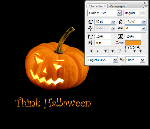 Photoshop制作出万圣节南瓜灯具体操作步骤