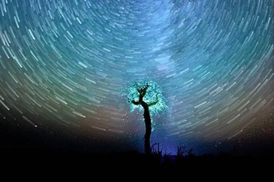 PS怎么做星轨效果